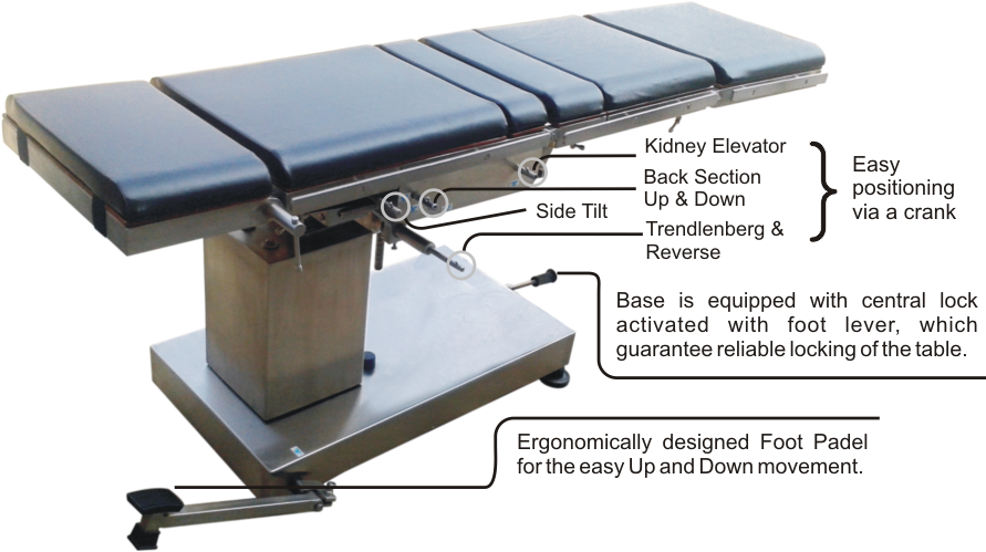 Opthalmic O.T.Table