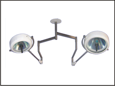 Dichoric Reflector Twin Ceiling Light
